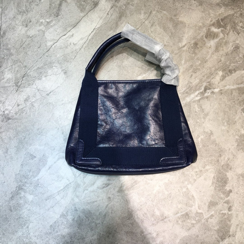 Polished Vegan Leather Handbag - Polished Finish | Women's Premium Handbag #777 - styled full view (image 7) of designer-inspired handbag