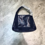 Polished Vegan Leather Handbag - Polished Finish | Women's Premium Handbag #777 - styled full view (image 7) of designer-inspired handbag