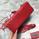 Contemporary Premium PU Leather Handbag - Polished Finish | Women's Premium Handbag #967 - alternate angle view (image 8) of designer-inspired handbag