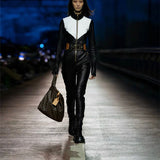  Chic satchel carried on shoulder