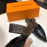 Louis Vuitton shoes Style 204 - back heel detail
