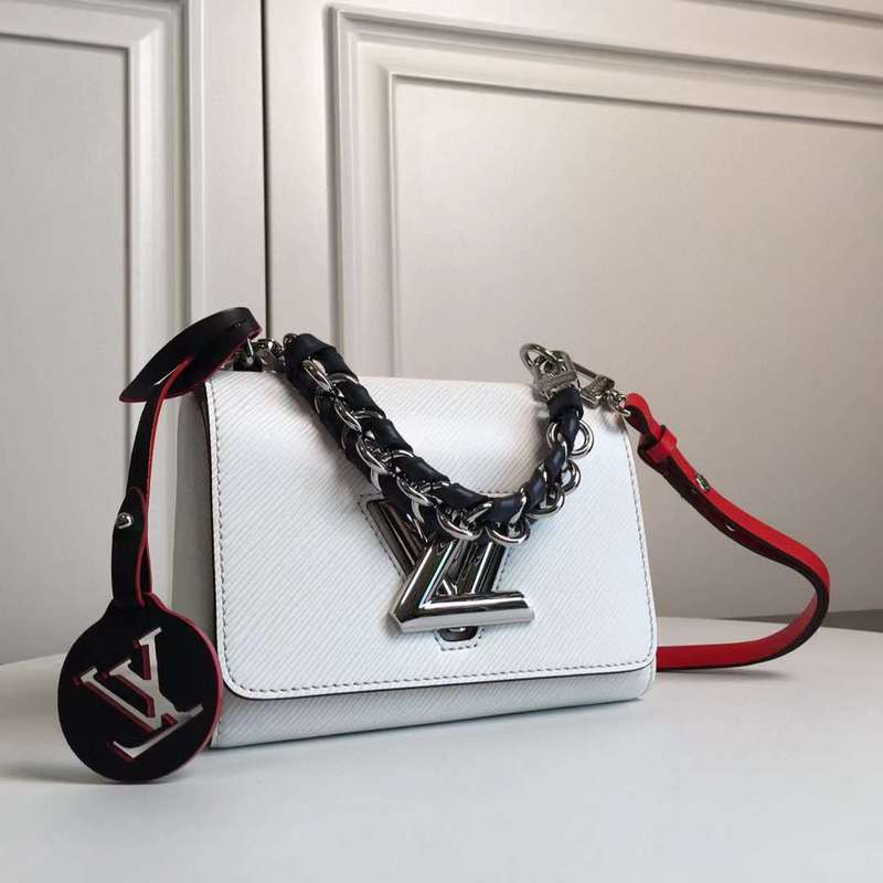 Close-up detail of structured polished women's handbag – women's everyday handbag