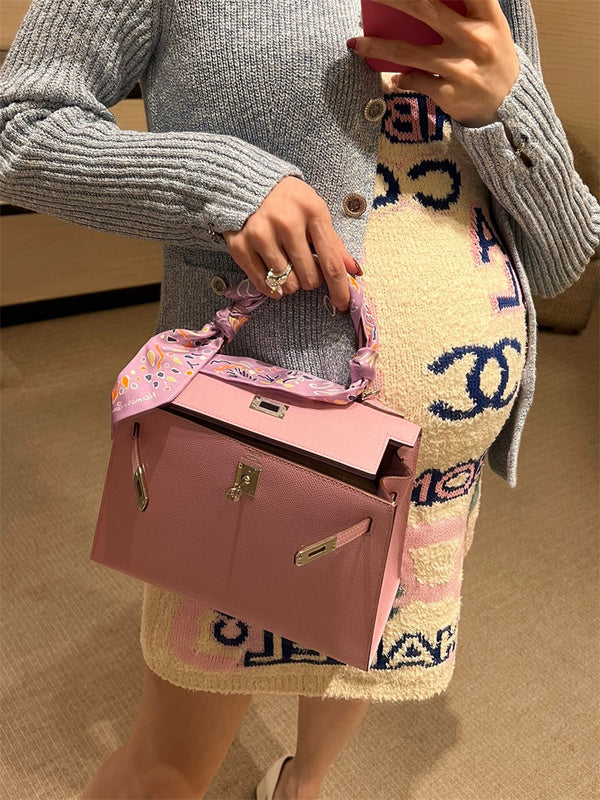 Close-up detail of classic bag design