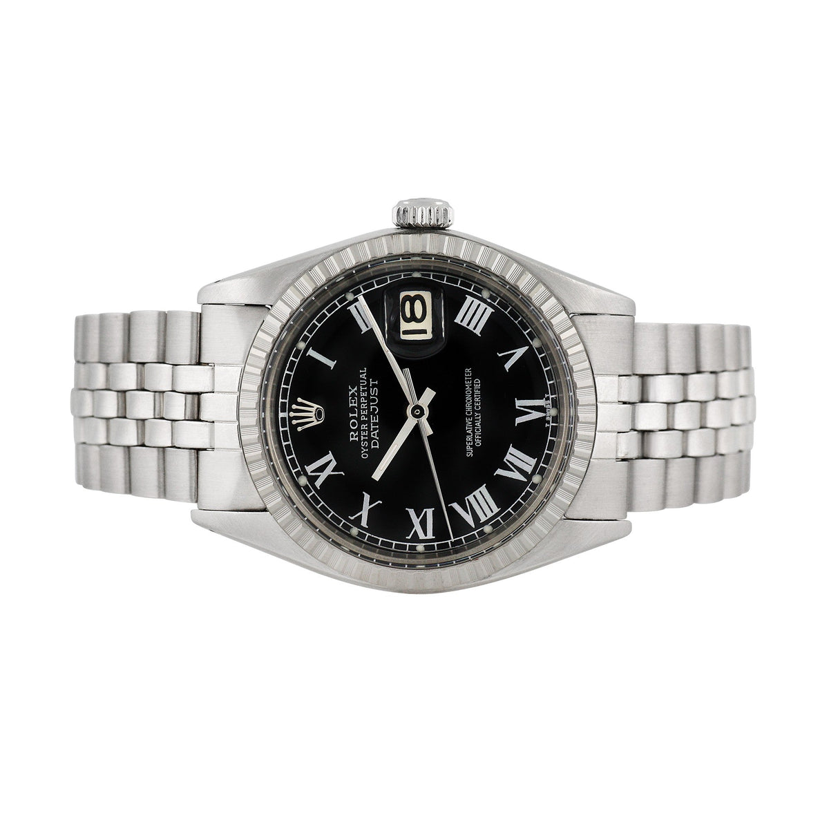 Front view of Rolex men's watch