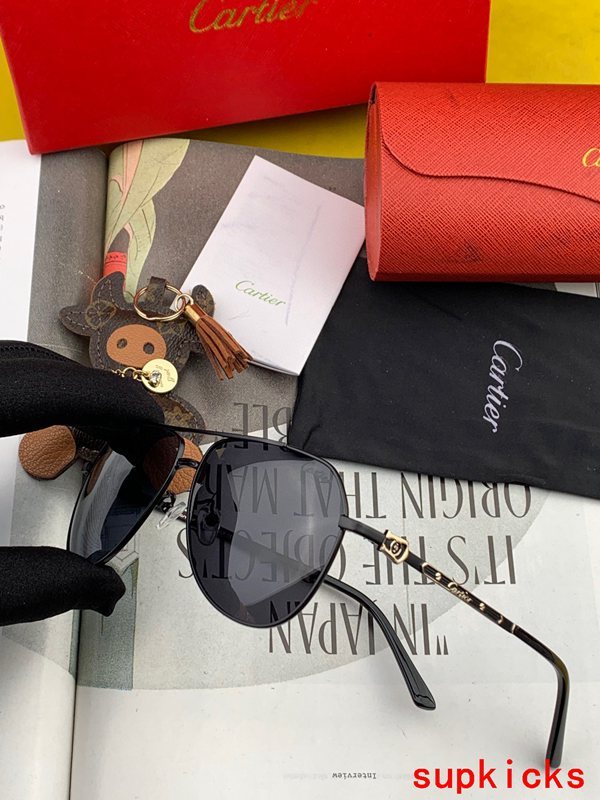 Side view of Cartier unisex sunglasses