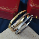 Front view of Cartier unisex jewelry piece