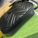 Close-up detail of polished bag design