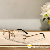 Angled view of Cartier unisex sunglasses