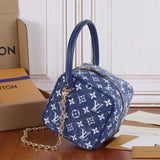 Statement top-handle bag carried on shoulder