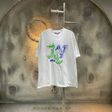 Front view of Louis Vuitton cotton t-shirt with runway-inspired design