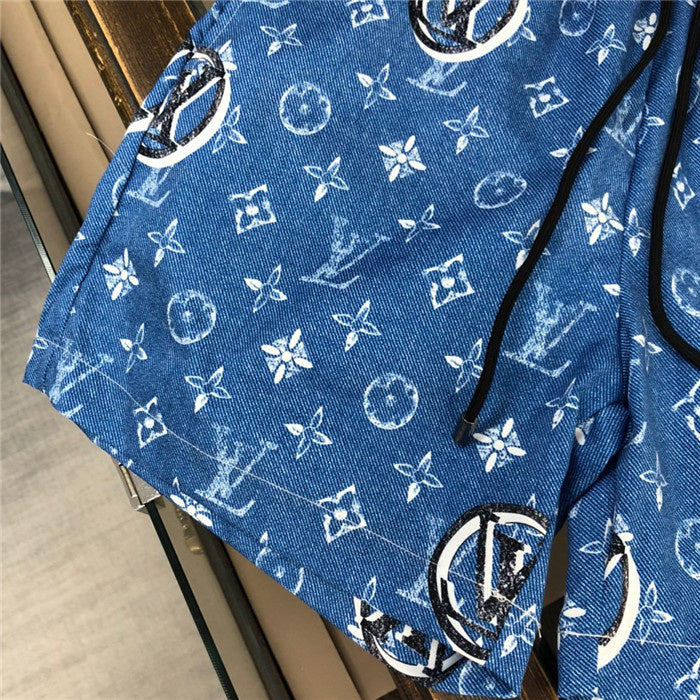 Front view of Louis Vuitton cotton t-shirt with label-forward styling