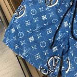 Front view of Louis Vuitton cotton t-shirt with label-forward styling