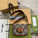 Side profile of signature modern women's handbag – women's statement bag