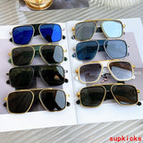 Lifestyle view of Louis Vuitton unisex sunglasses