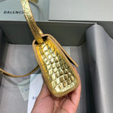 Structured Vegan Leather Handbag - Premium Craftsmanship Detailing | Women's Statement Accessory #505 - back view (image 4) of designer-inspired handbag