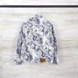 Back view of Louis Vuitton luxury clothing with relaxed-fit cut