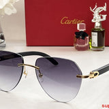 Front view of Cartier unisex sunglasses