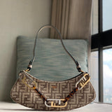 Ziva's Charm handbag – side angle view (32cm*11cm*5cm)