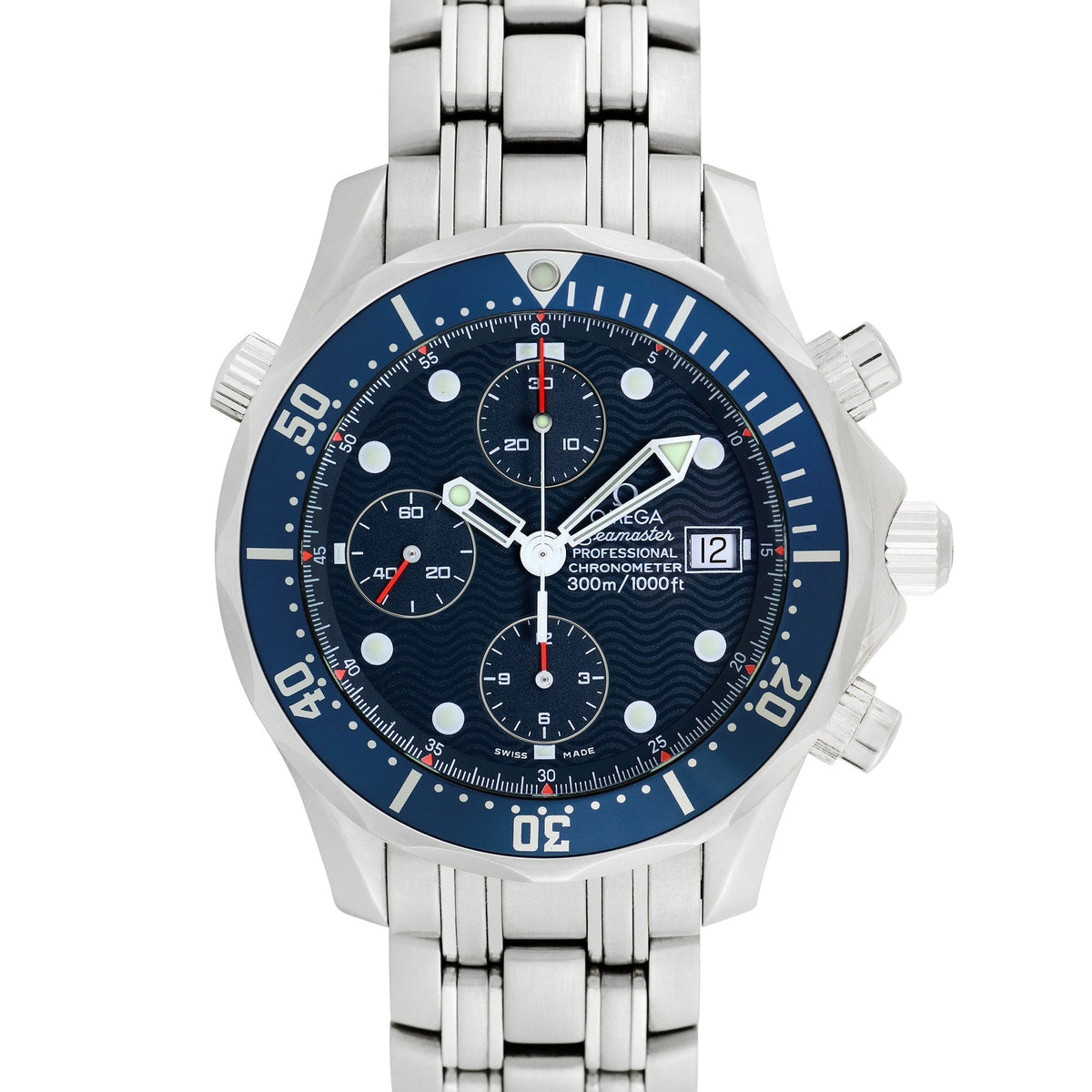 Side view of Omega men's watch