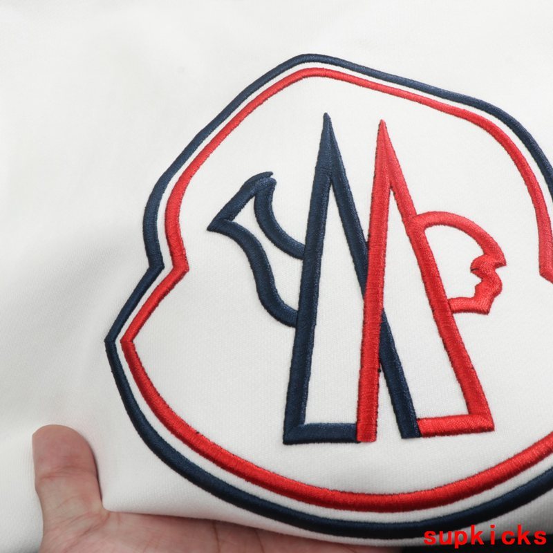 Back view of Moncler luxury clothing with everyday silhouette