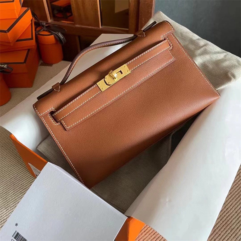 Close-up detail of poised bag design