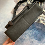 Close-up detail of sleek bag design