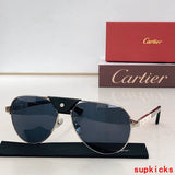 Angled view of Cartier unisex sunglasses