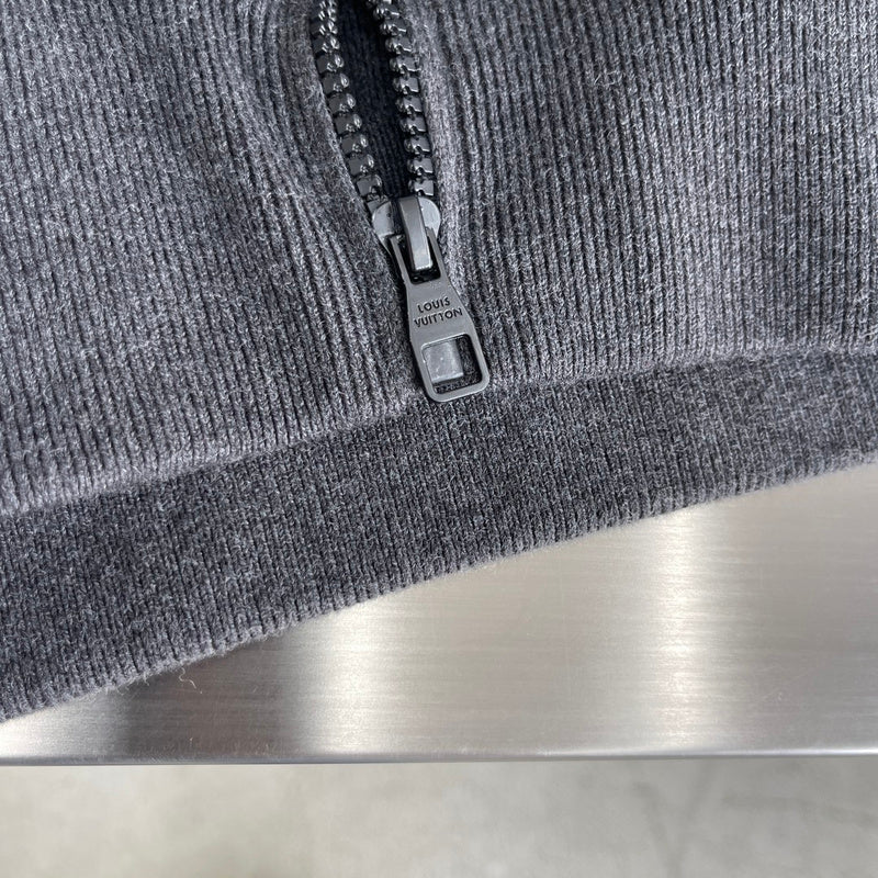Side profile of Louis Vuitton luxury clothing with relaxed-fit cut