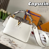 Side profile of classic everyday-luxe women's handbag – women's everyday handbag