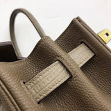 Close-up detail of modern bag design