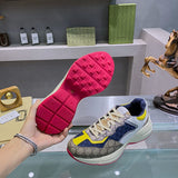 Gucci sneakers detailed view showing premium designer craftsmanship