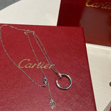 Close-up detail view of Cartier unisex jewelry piece
