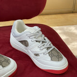 Gucci tonal black luxury sneakers view 6 padded collar comfort