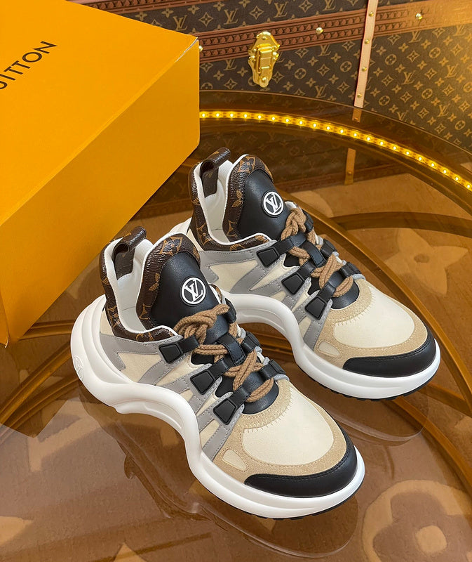 Louis Vuitton shoes Style 326 - front view, handcrafted italian detailing