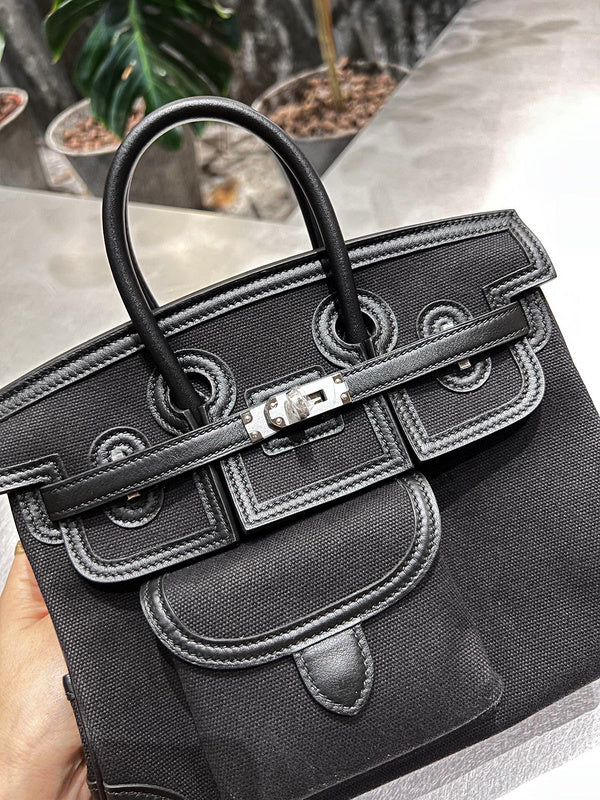 Close-up detail of classic bag design