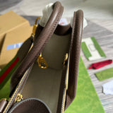 Interior view of signature statement women's handbag – women's luxury handbag