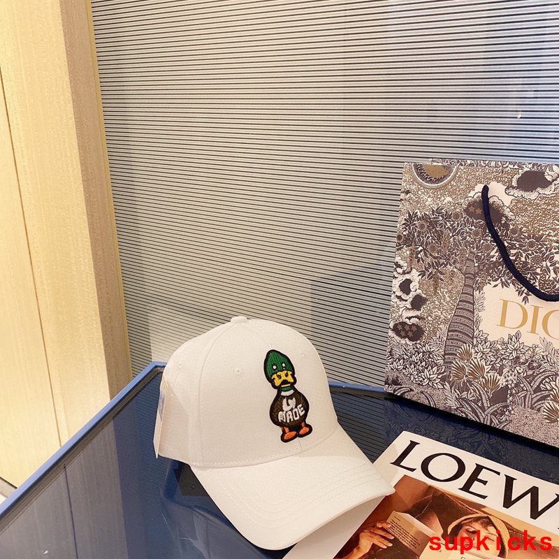 Close-up detail view of Louis Vuitton unisex cap