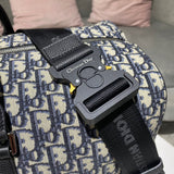 Back view of structured statement women's handbag – women's luxury accessory