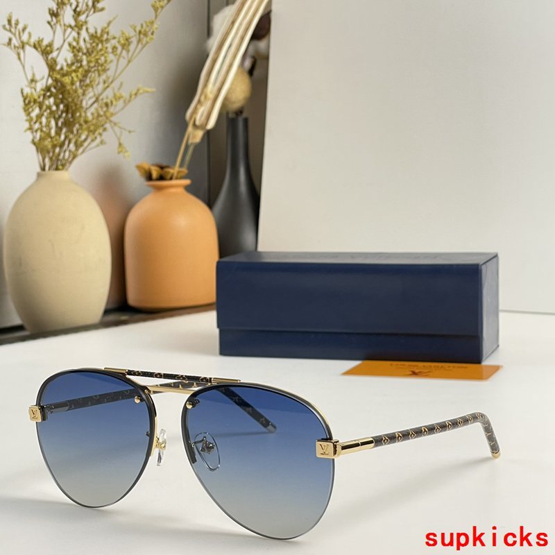 Side view of Louis Vuitton unisex sunglasses