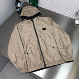 Front view of Louis Vuitton luxury clothing with signature branding