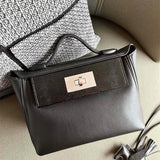  Sleek crossbody bag front view