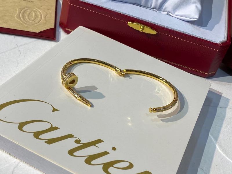 Front view of Cartier unisex jewelry piece