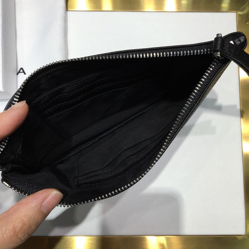 Statement Faux Leather Handbag - Signature Hardware Accents | Women's Everyday Carry Handbag #1021 - interior view (image 6) of designer-inspired handbag
