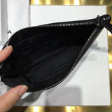 Statement Faux Leather Handbag - Signature Hardware Accents | Women's Everyday Carry Handbag #1021 - interior view (image 6) of designer-inspired handbag