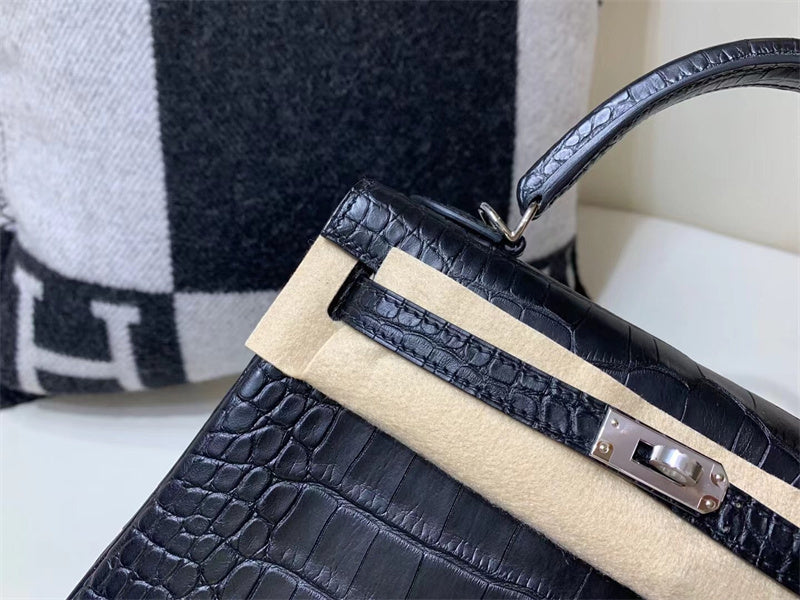 Streamlined bag shown from front angle
