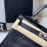 Streamlined bag shown from front angle