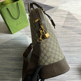 Front view of premium elevated women's handbag – women's statement bag