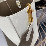 Front view of classic modern women's handbag – women's luxury accessory