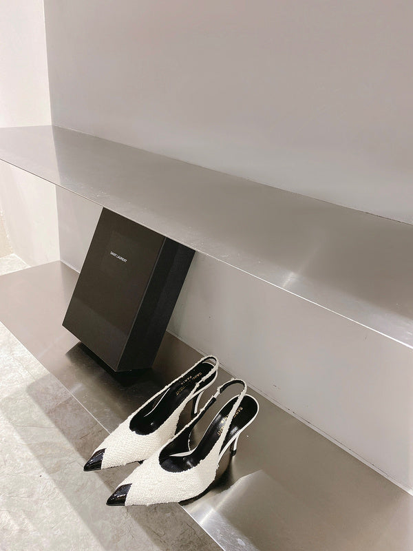 Saint Laurent luxury shoes detail view — premium authentic designer style