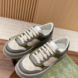 Gucci two-tone luxury sneakers view 7 minimalist modern build